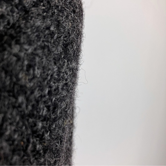 Vintage Harris tweed wool sport coat blazer black grey  classic 44R - Picture 5 of 12